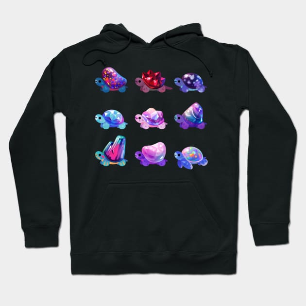 Jewel turtle Hoodie by pikaole